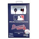 Earbud Logo MLB Headphones - Atlanta Braves