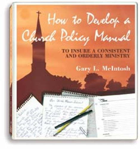 How To Develop A Church Policy Manual