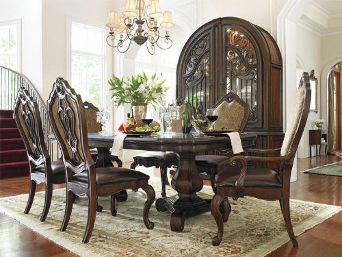 Casa Verona Double Pedestal Table