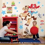 Cowboy Giant Wall Decals Child