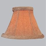 Shades - Chandelier Clip On Lamp Shade - Mauve Fabric - B5521