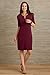 Fair Indigo Organic Fair Trade Split Neck Dress
