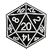 Miltacusa Stranger D&D Dice Embroidered Iron on Sew on Patch