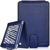 CaseCrown Regal Flip Vertical Case (Blue) for Amazon Kindle Touch (3G/Wifi) e-Reader