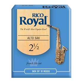 Rico Royal - Alto Sax #2.5 - Box of 10
