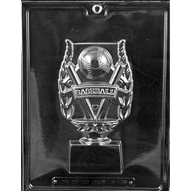Buy BASEBALL TROPHY FOR SPECIALTY Sports Candy Mold Chocolate now!