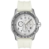 Zodiac Men's ZO3909 Streamline Racer Collection Chronograph White Rubber Watch