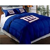 BSS - New York Giants NFL Embroidered Comforter Twin/Full (64in x 86in)