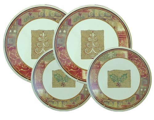 Pfaltzgraff Holiday Spice Burner Covers, Set of 4