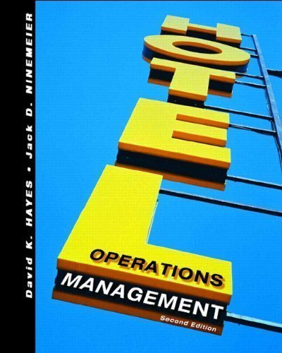 Hotel Operations Management 2nd (second) Edition by Hayes, David K., Ninemeier, Jack D. published by Prentice Hall (2006)