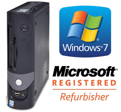 Fast Dell Gx280 SFF Desktop Computer Pentium 4 1GB DDR2, 40GB HDD,CD-Rom Keyboard/Mouse/Recovery CD included
