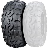 ITP Bajacross Standard ATV Tire w/ Free B&F Heart Sticker Bundle - 25x10R-12, 8 Ply / Rear
