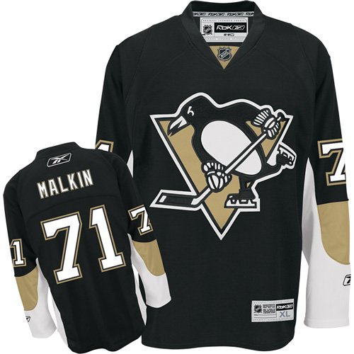 Reebok Pittsburgh Penguins Evgeni Malkin Premier Home Jersey Medium