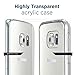 Samsung Galaxy S6 Edge Case, EasyAcc Super-Slim Ultra-Transparent Protective Case, Shock and Scratch-Resistant, Comprised of Hard Acrylic Back and Soft TPU Frame
