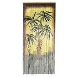 Review Asli Arts  / Palm Tree Print Bamboo Curtain