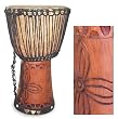 Wood djembe drum, 'Ntoboase' Wood djembe drum, 'Ntoboase'