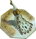 Peacock Brass Sundial