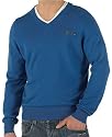 Bench Mens Post V-Neck Knit Top Olympian Blue