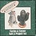 Southwestern CACTUS Coyote SALT & PEPPER SHAKERS