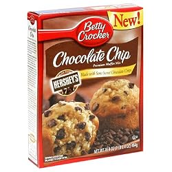 Betty Crocker Premium Muffin Mix, Chocolate Chip, 16.4-Ounce Boxes (Pack of 12)