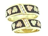 Yellow-gold Black Hill Gold Diamond Antique Wedding-bands
