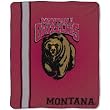 Montana Grizzlies Jersey Mesh Raschel Blanket/Throw - NCAA College Athletics