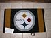 Pittsburgh Steelers Vinyl Back Stripes Out Door Mat