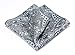 HISDERN Men's Paisley Pocket Square Handkerchief