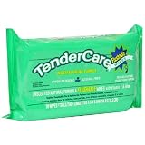 TenderCare Flushable Wipes, Unscented Natural Formula, Case Pack, Twelve - 50 Wipe Packs (600 Wipes)