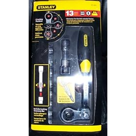 Stanley Indexible Ratchet with Metric Socket Set by Stanley