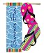 Summer Fun Sculpted Artistic Blend Regular Size Flag