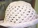 Ht77, Hand Crocheted Baby Pink Rayon Cotton Gimp Children and Teens Floppy Hat
