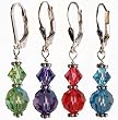 Sterling Silver Leverback Earring