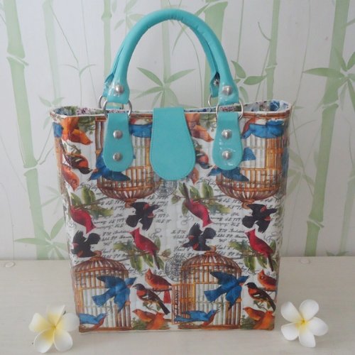 About prices of Birds Print Decoupage Bags Beautiful Handmade Tote Bag