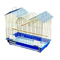 Bird Cage- White/ Blue(Medium)