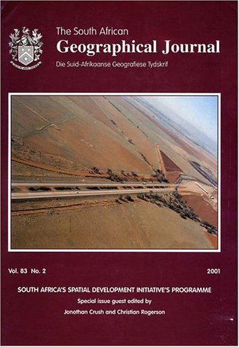 South African Geographical Journal = Suid-Afrikaanse Geograp