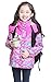 Roseate Girls Lightweight Jacket Waterproof Sportswear Camouflage Pink