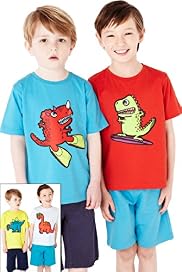 4 Pack Pure Cotton Dinosaur T-Shirt