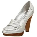 Steve Madden Women's Oldiee Pump,Silver,8 M US