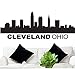 Wall Decal Sticker Cleveland Skyline 20