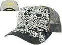 CHRISTIAN AUDIGIER Ed Hardy SMET Unisex Womens Mens CA Signature City of Angels Trucker Hat Cap Gold
