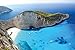 GREAT ART® Zakynthos Beach - Wreck of Greece Island Navagio Island Zante Greece Sea Wall Decor - Smuggler's Bay Wallpaper (210 x 140 cm)
