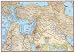Lands of The Bible Map Religion & Philosophy Art Poster Print, 41x29