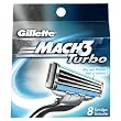 Gillette Mach3 Turbo Refill Cartridges, 8-Count Box