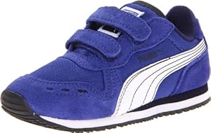 PUMA Cabana Racer Mesh V Kids Sneaker (Toddler/Little Kid),Blue/White/Peacoat,6 M US Toddler