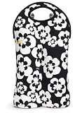 Built Neoprene Two-Bottle Wine Tote, Summer Bloom