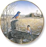 Wild Wings Songbird Plates - Country Bluebird - B0006U381C