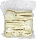 ECOSOURCE Plant Starch Cutlery, Spoons, 1000-Count Case