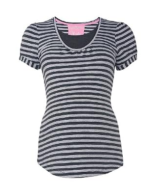 Double layer nursing top - striped 12
