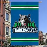 Minnesota Timberwolves Applique Banner Flag